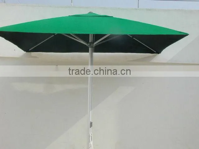 Square advertising sun parasol