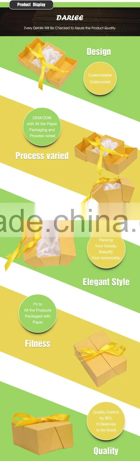 Custom cardboard paper packaging box for perfume bottles