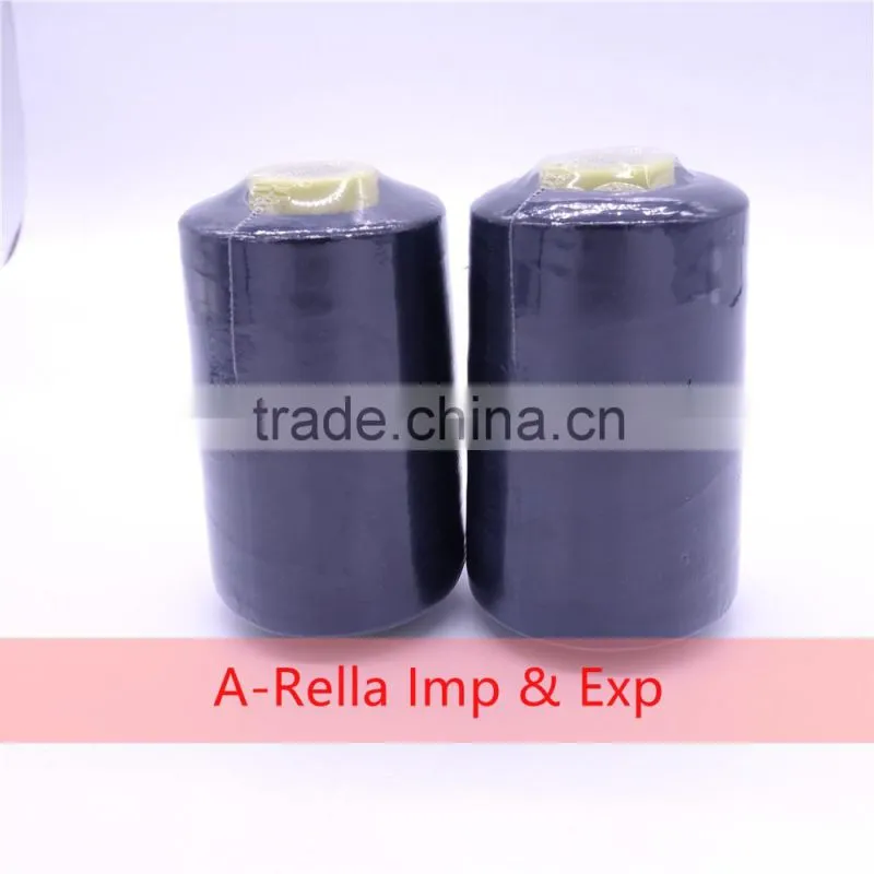 spun polyester sewing thread 5000m/cone dyed 40s/2