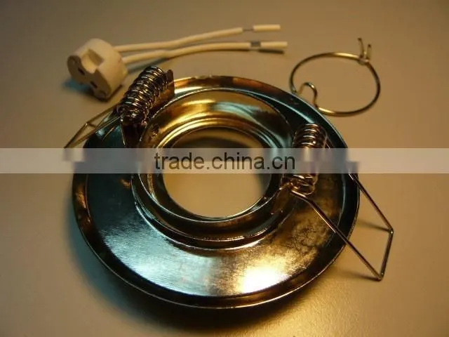 MR16 /GU10 Ceiling Cabinet Halogen LED Light Lamp Silving Housing Fixture