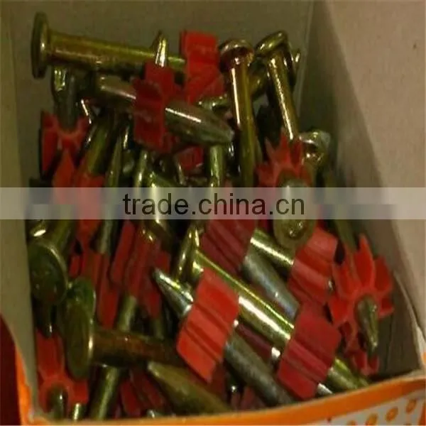 Steel Concrete Shoot Drive Pin Nail with Plastic buffer