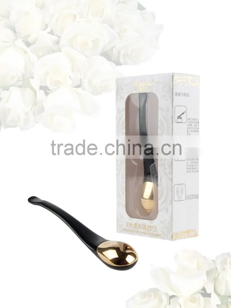 24 K gold plated applicator for face cream