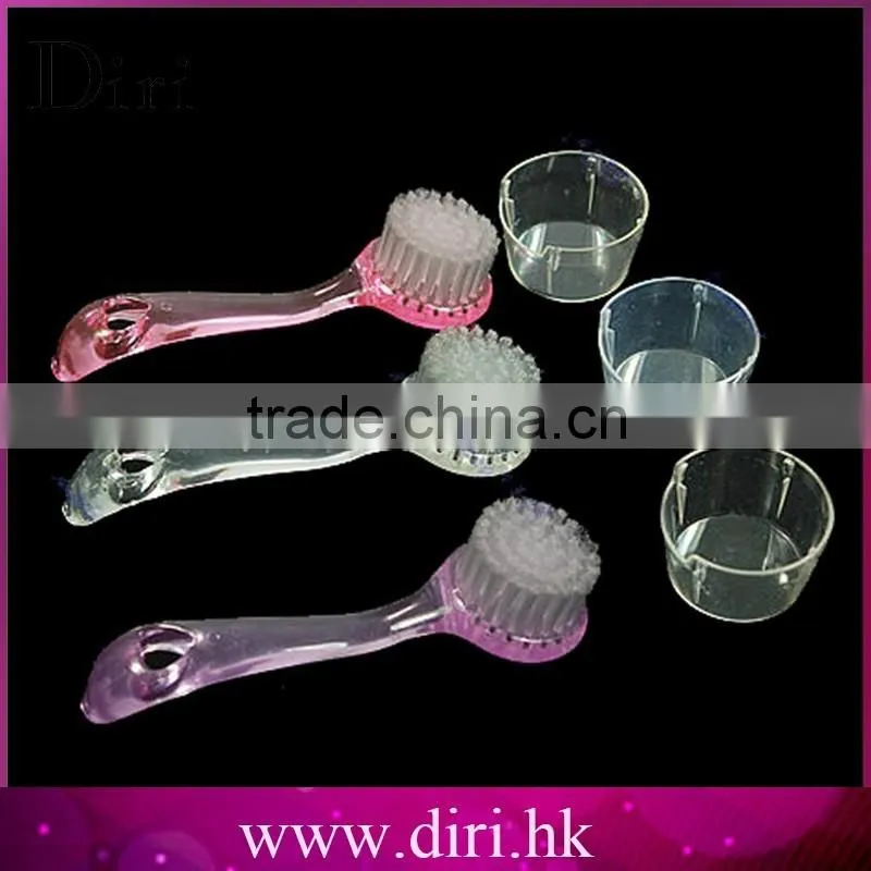Soft Bristle Brush Scrub Exfoliating Facial Brush Face Care Cleaning Wash Cap wholesale