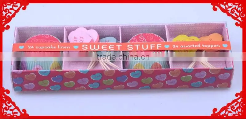 birthday party favors paper decoration cupcake kits customized