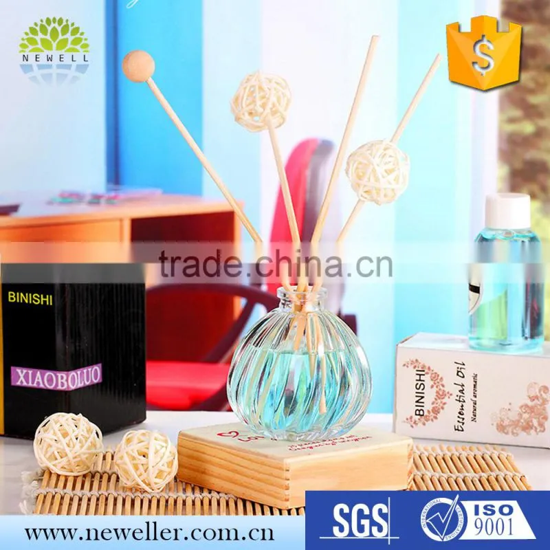 Custom printed lovely European 200ml reed diffuser bottle with rose smell