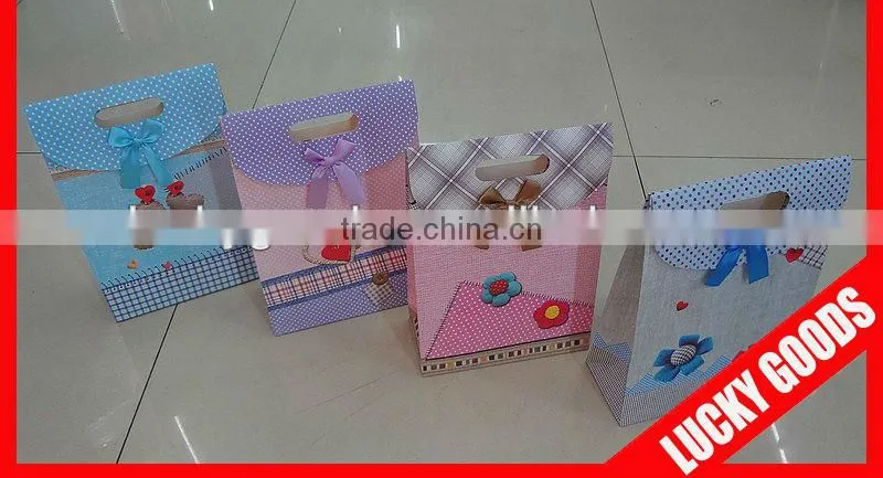 2013 natural recycle custom printed paper bags