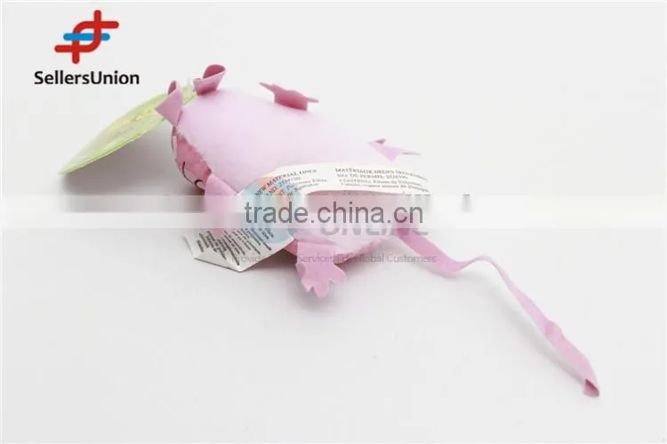 No.1 yiwu exporting commission agent wanted good quality pink mouse cat toy