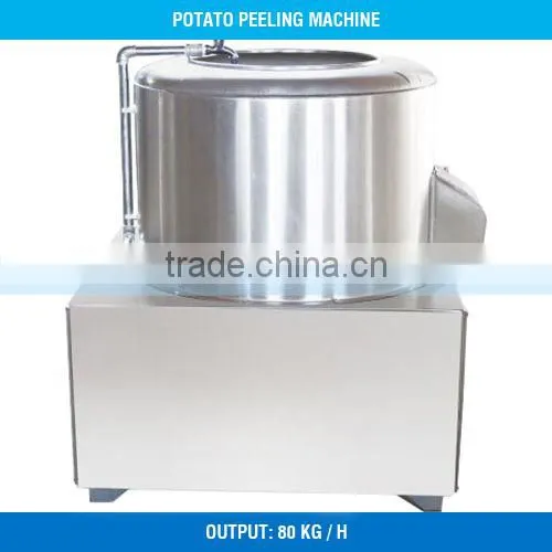 Fruit and Vegetable Cleaning Peeling Machine, Potato Peeling Machine