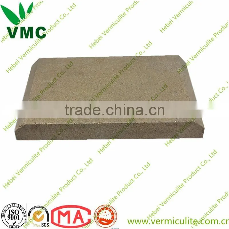 Lightweight Fireproof Material Vermiculite Fireplace Board for Industry