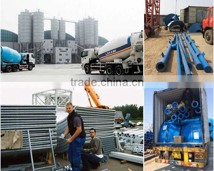 FDSP designing Galvanized Steel Grain Storage Silo rice husk silo