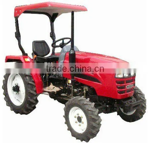 Mini farm tractor, LZ254 25HP 4x4 with rops sunshade, with 4in1 loader, slasher mower, backhoe, wood chipper etc.