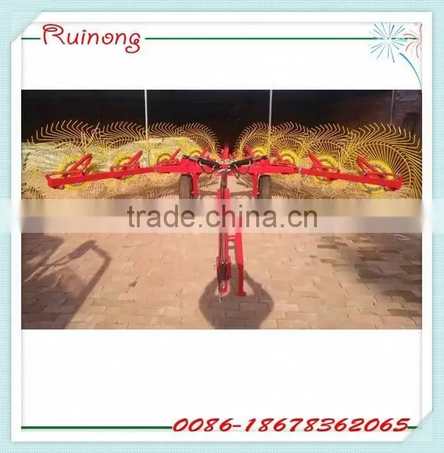 3 point hitch finger wheel hay rake
