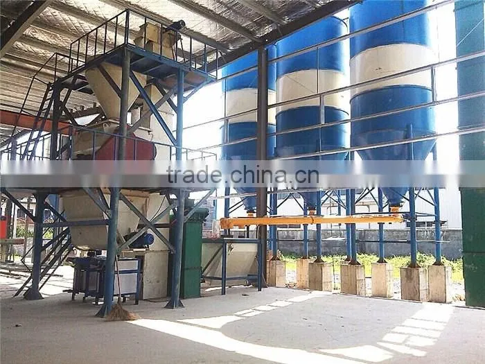 automatic dry mortar plant line in dry mortar machines