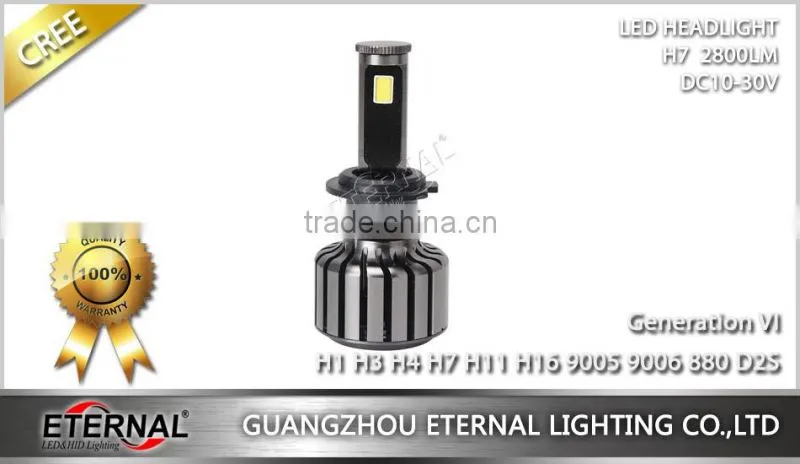 60W universal size LED headlight bulb H1 H3 H4 H7 H11 H13 9005 9006 880 D2S car automotive led headlight bulb kit