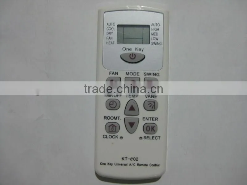 Universal remote control for air condition / Remote controller for air conditioner / Air condition remote control