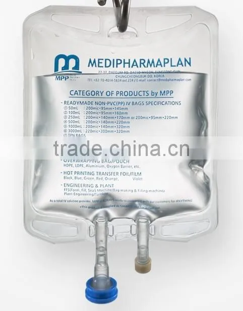 High quality medical non-pvc IV infusion bag for hot selling