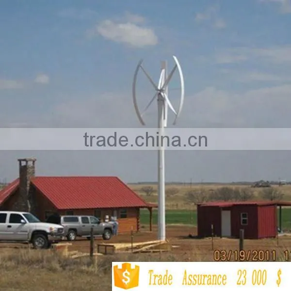 low rpm vertical axis wind turbine 5kw