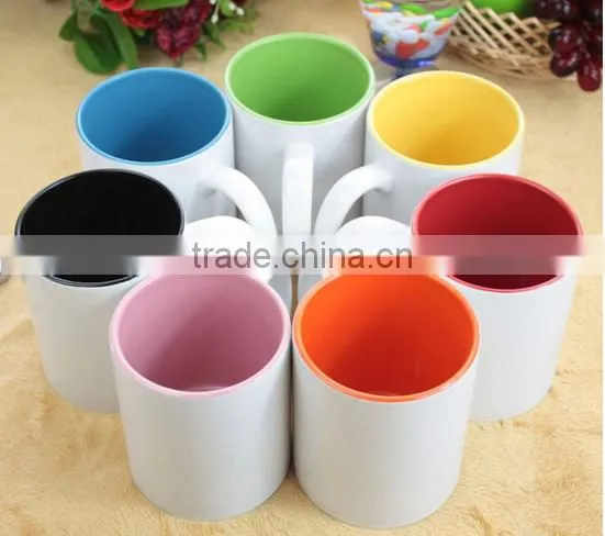 11OZ Colorful Ceramic Cups for Sublimation Design