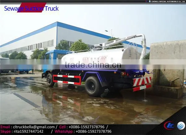 8m3 DONGFENG septic vacuum truck , septic tank trucks for sale