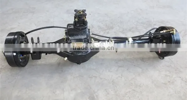 Cargo tricycle rear axle differential