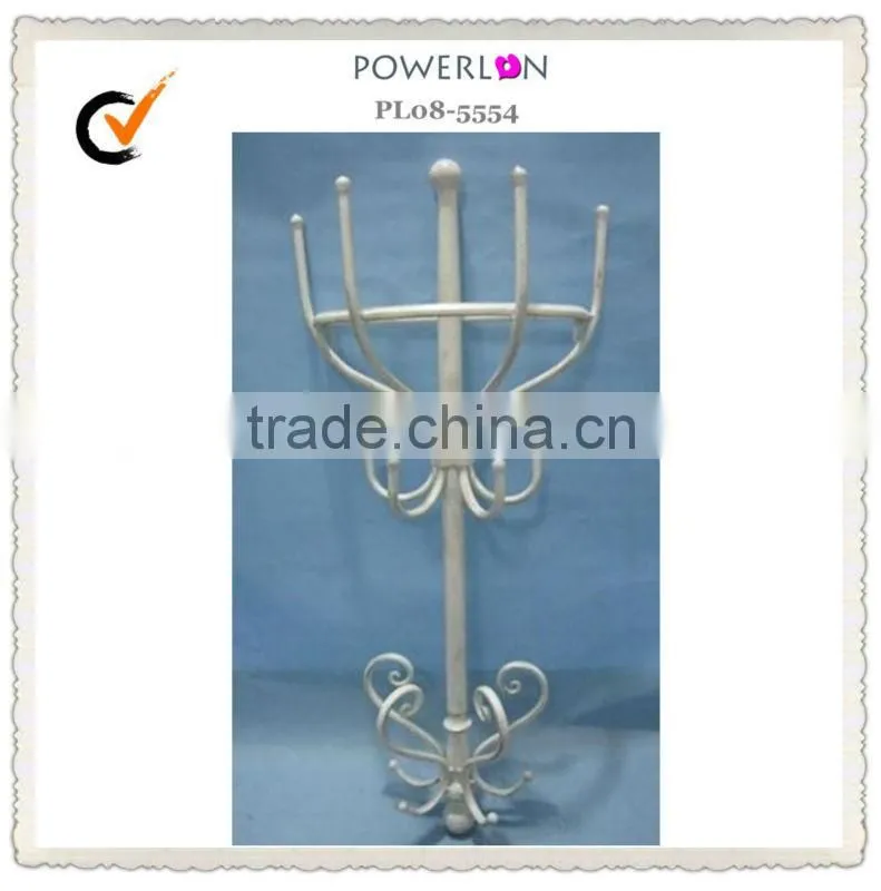 Antique portable metal nitori hat rack stand