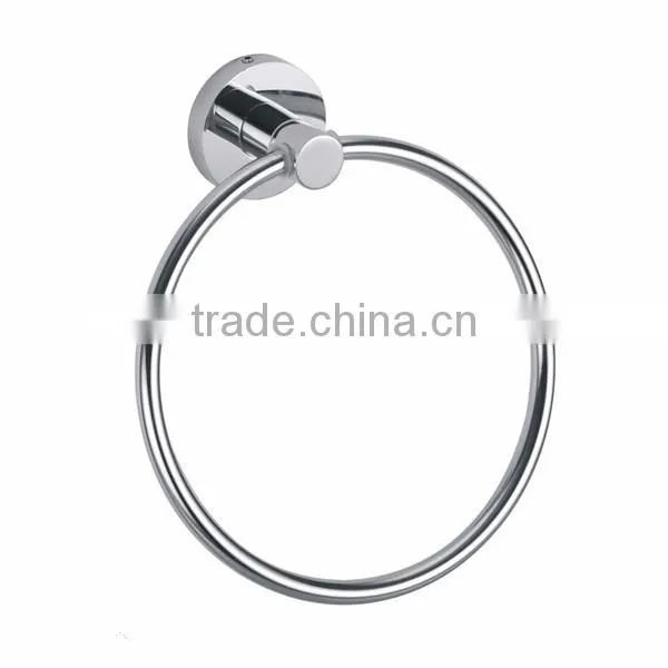 Bathroom Accessory Wall Mounted Round Stainless Steel Towel Ring