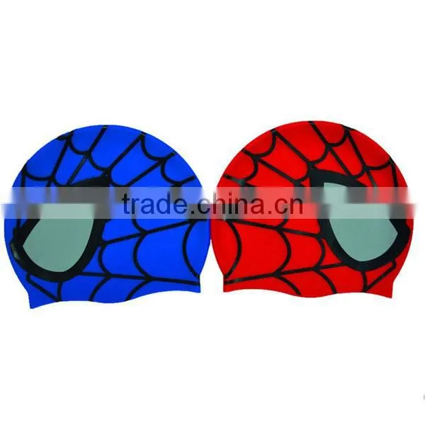 Bright fashionable silicone swimming cap / sport silicone swimming cap
