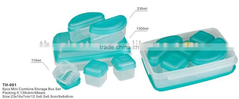Mini combine meal prep containers fresheness preservation food storage box set