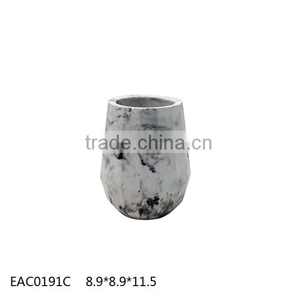 hot sale bath Accessories concrete material marble effect bathroom Sets