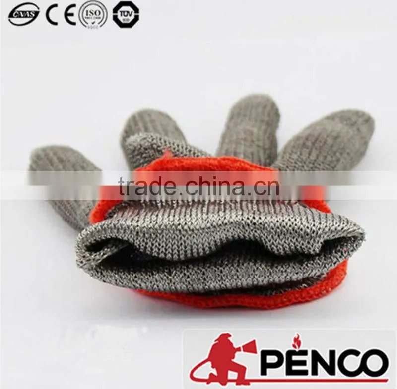 Stainless Steel Metal Mesh Butcher cut hand protected safety security Glove