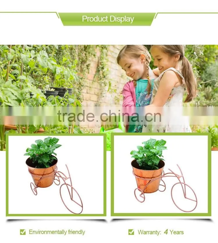 Indoor wrought iron for wedding bicycle flower stand