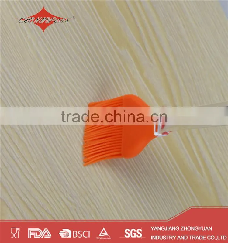 ZY-E3076B Custom design pastry tools plastic handle silicone brush