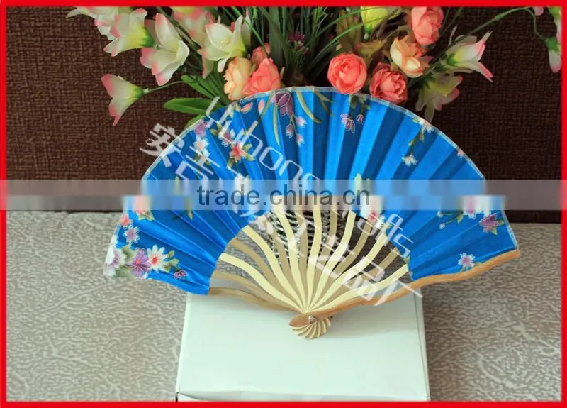 Dragon shape design bamoo cloth fan