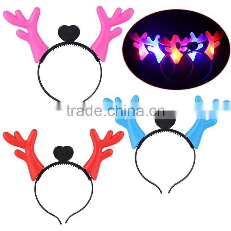 Top Selling Christmas Headband For Kids LED Light Headband Christmas Gifts Wholesale