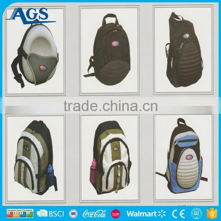 Ningbo school bag manufacturer shoulder strap school bag