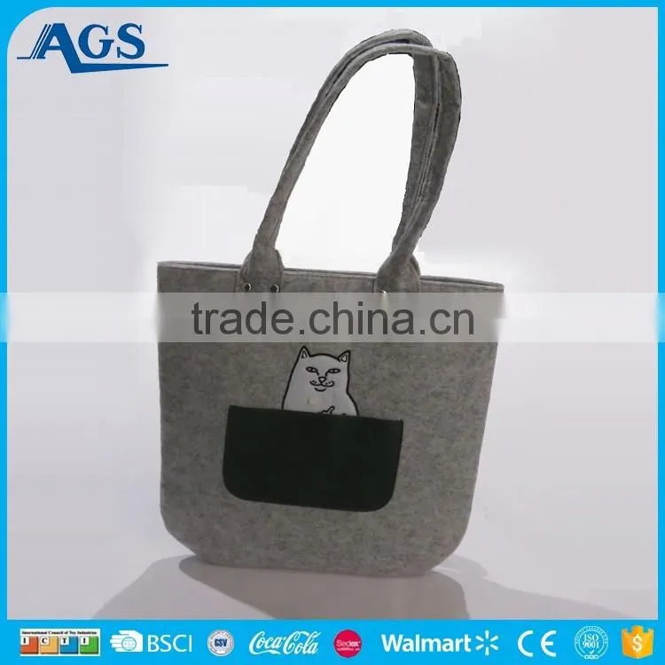 2017 New fashion bag for girls in simple shape