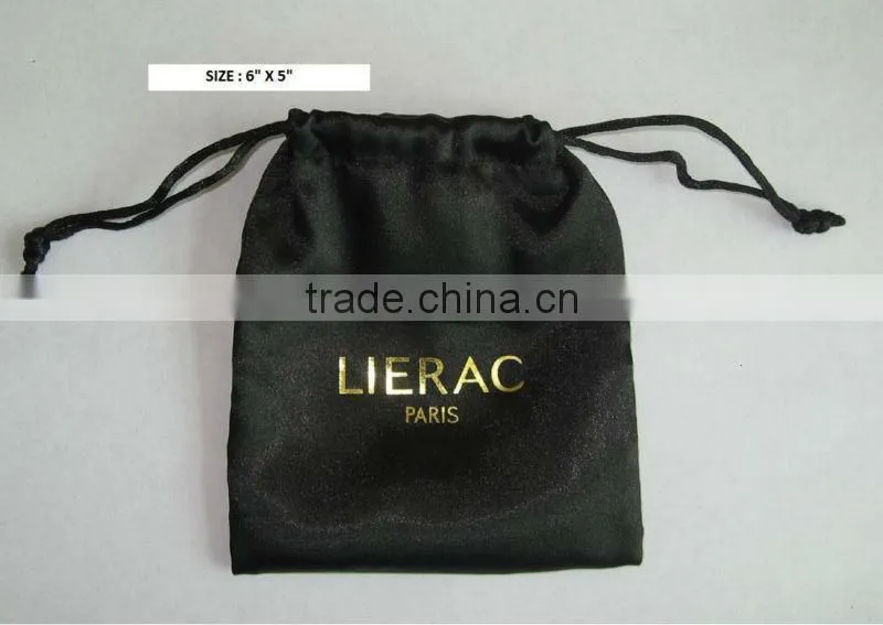 Satin promotional gift pouch