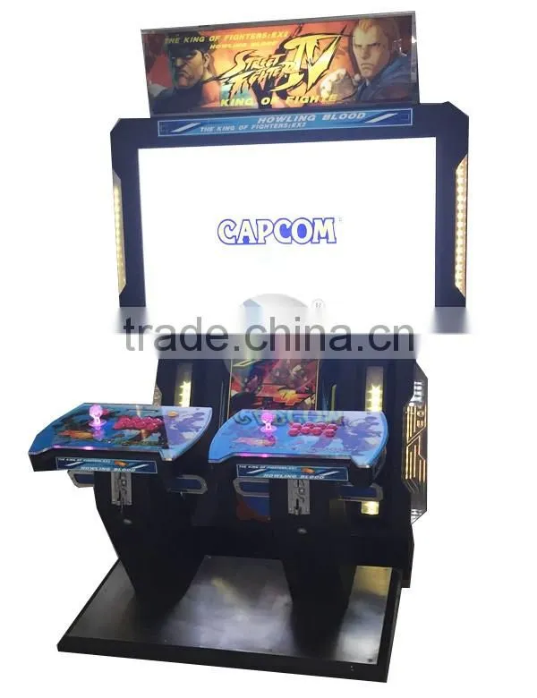 55 inch 3D monitor arcade coin operated 3D street fighter 4 arcade video boxing machine Mongolia street fighter 2 arcade