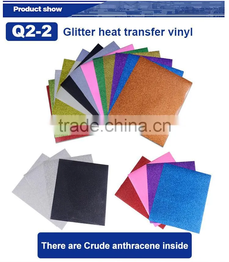 Jiabao custom wholesale cool glitter heat transfer vinyl htv