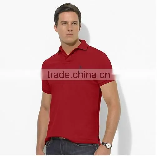 100%cotton embroidered short sleeves polo t shirt for men polo shirts customized logo