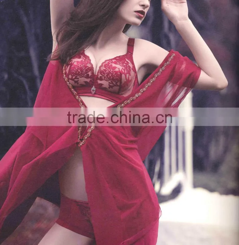 Lady underwear and panty new design push up bra sexy lingerie hot style