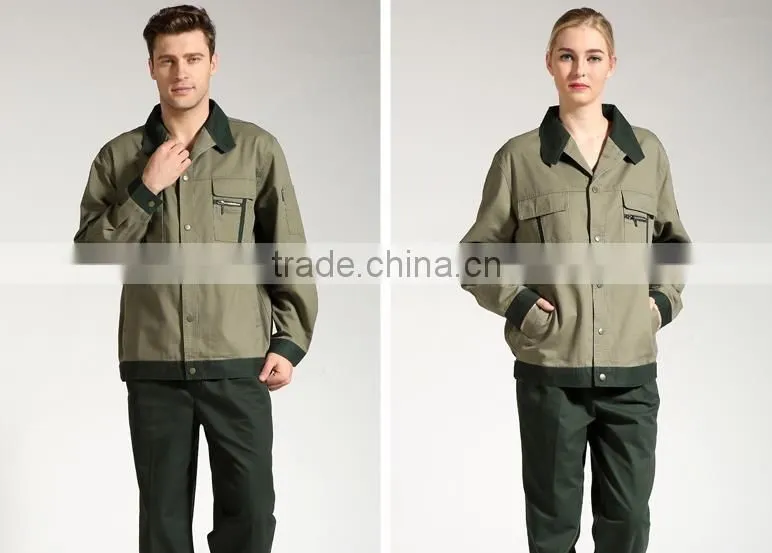 Industrial work suit & factory worker suit & mechanic Custom Industrial Factory Worker Uniform