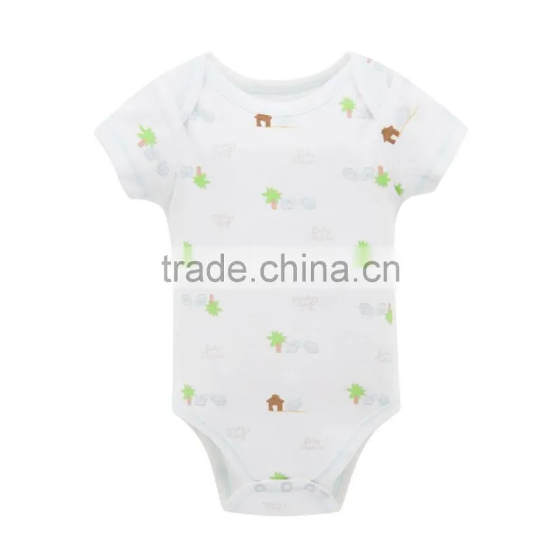 OEM Sevice Baby Clothes Short Sleeve Cotton Baby Romper For Summer Jumpsuit