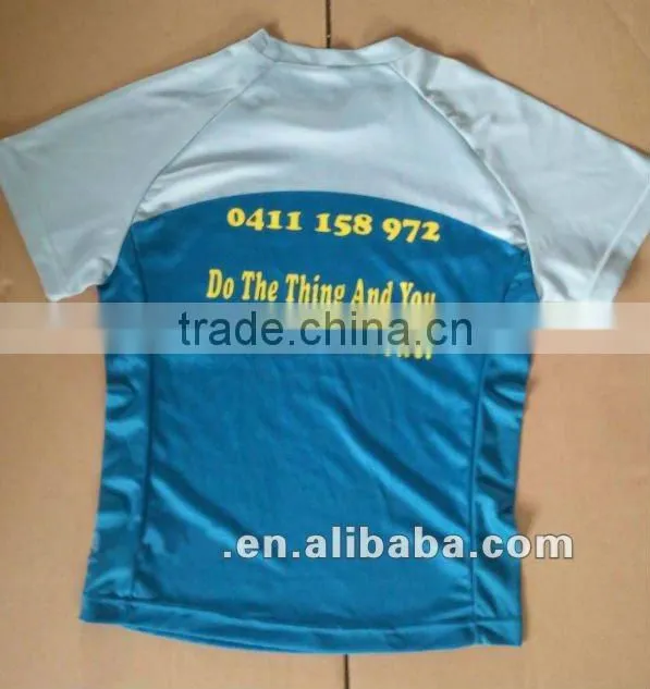 2014 customized running shirt cycling jersey