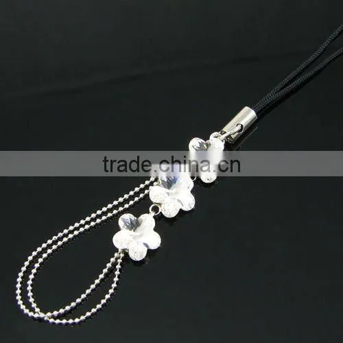 fashion ball chain mobile charm, cell phone accessories, high class crystal mobile accessories