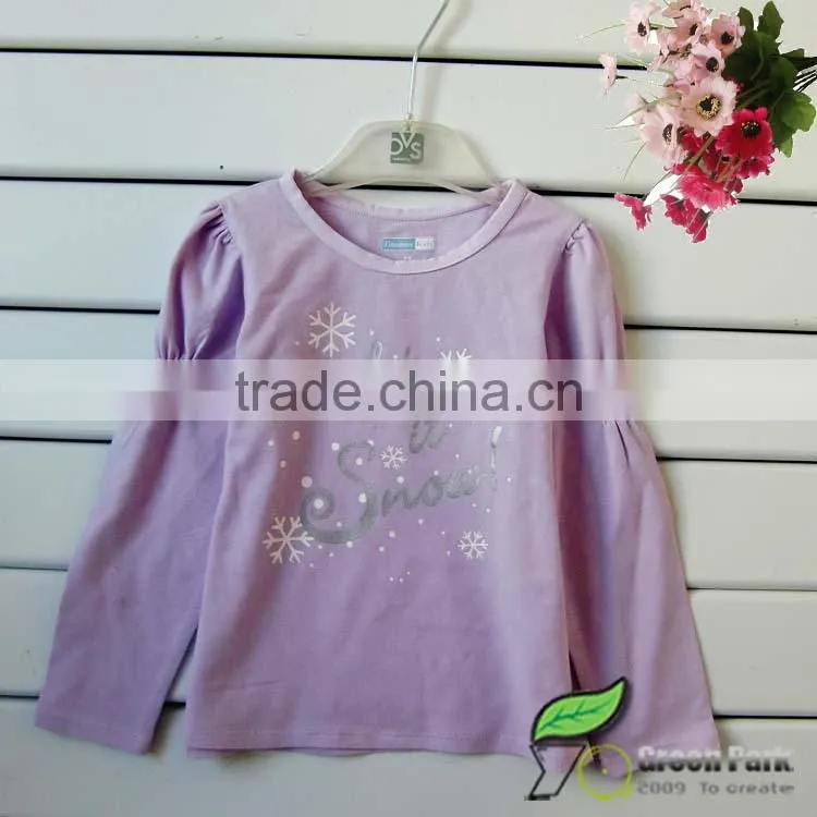 infant baby girls lilac long sleeve cotton t shirts+Legging skirts 2pcs outfits baby suits kids clothes