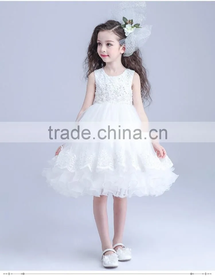 Hot Designs Children Alibaba Handmade Flower Girl Dress Patterns Cute Dresses