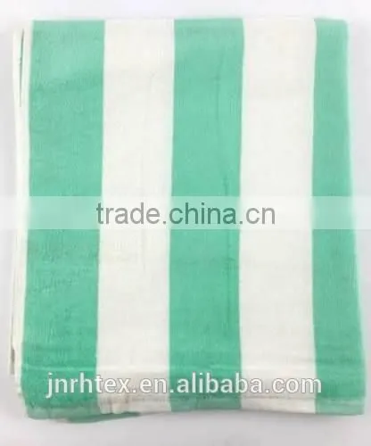 WHITE STRIPE HOTEL CABANA BEACH TOWELS POOL TOWEL