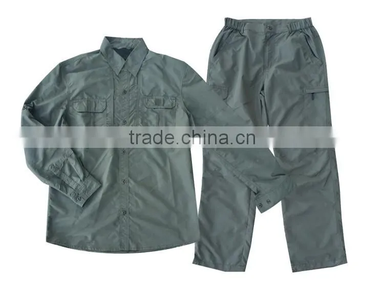Men's latest army designs 100% nylon long sleeve workwear shirt