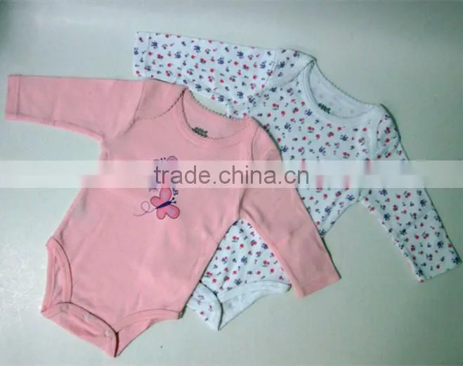 new born baby bodysuit 2pcs set/ bodysuits baby gift set/baby wear/baby clothes